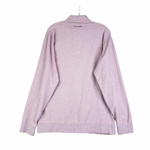 Travis Mathew Quarter Zip Pullover Purple Men's Size Large L Long Sleeve - Picture 3 of 12